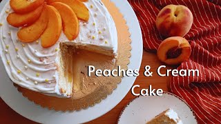 Peaches N Cream Cake | Sponge cake with peach filling screenshot 1
