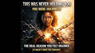 YOU WERE NEVER DRAINED TO BECOME POWERLESS YOUR ENERGY WAS BEING USED AGAINST YOU