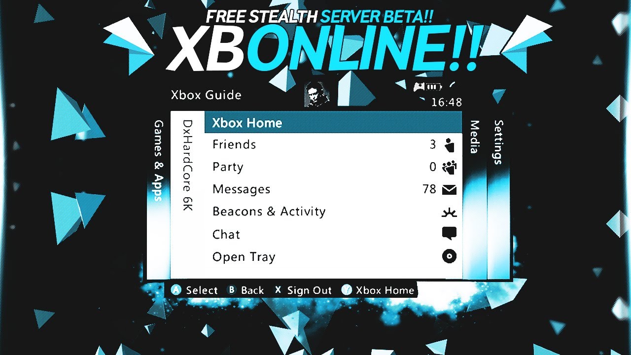 NEW!! XBONLINE STEALTH SERVER 17511!! | FREE SERVER!! | FREE DOWNLOAD!! (JTAG/RGH)
