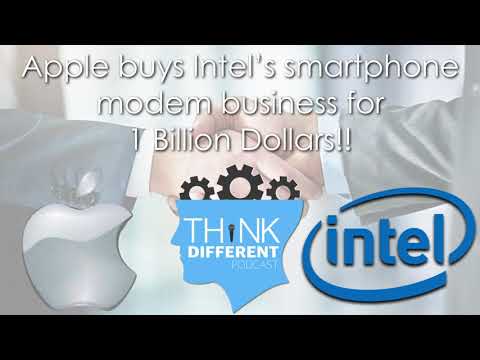 Apple buys Intel Smartphone Modem Business for 1 Billion Dollars