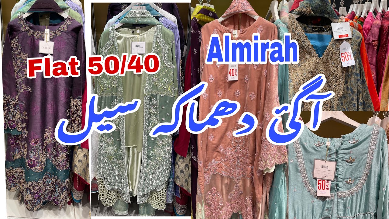 Almirah Flat 50 Mega Sale today || luxury dress