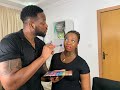 MY HUSBAND DOES MY MAKE UP|| HIT OR MISS