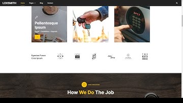 Loxsmith Key and Locksmith Services Elementor Template Kit 12 key service