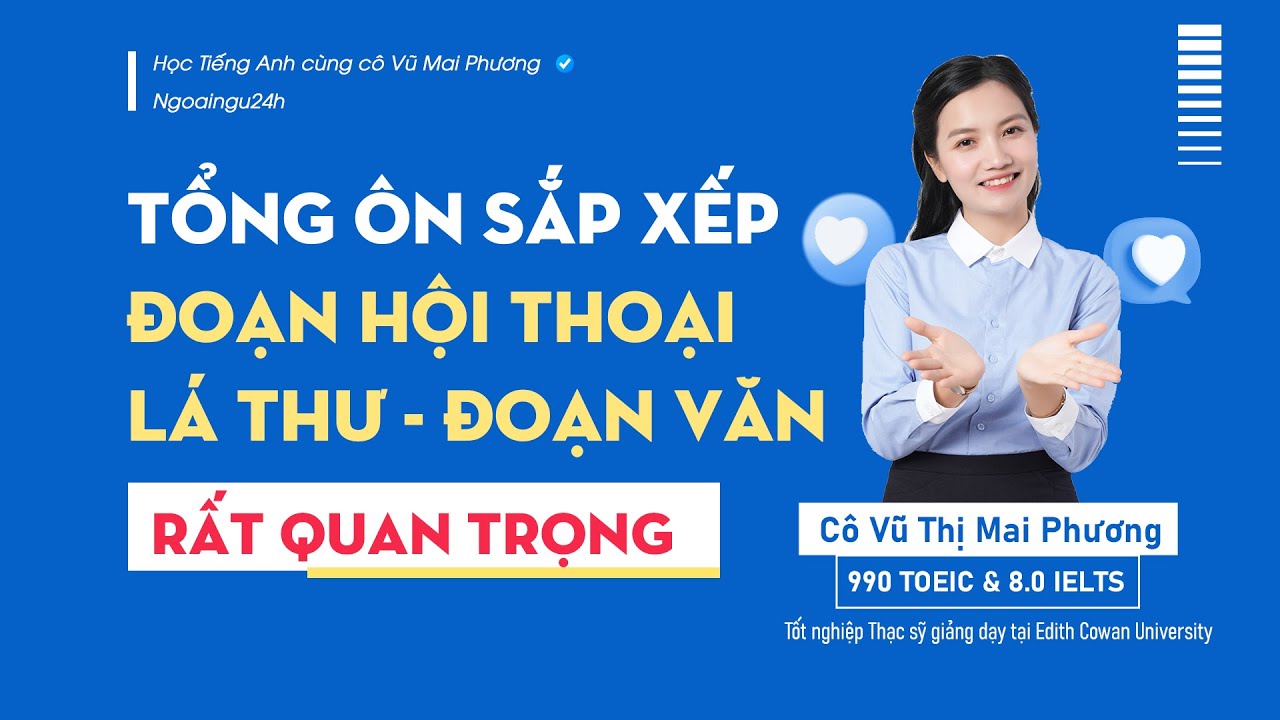 TỔNG ÔN 2025: ĂN TRỌN ĐIỂM CÂU HỎI SẮP XẾP LÁ THƯ- ĐOẠN HỘI THOẠI - ĐOẠN VĂN