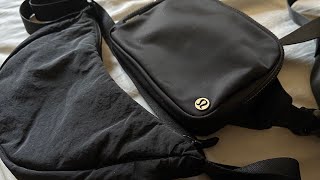 UNIQLO Round Mini Shoulder Bag vs LULULEMON Everywhere Belt Bag Large 2L