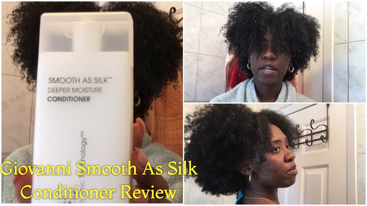PRODUCT REVIEW: Giovanni Smooth As Silk Deeper Moisture Conditioner -  YouTube