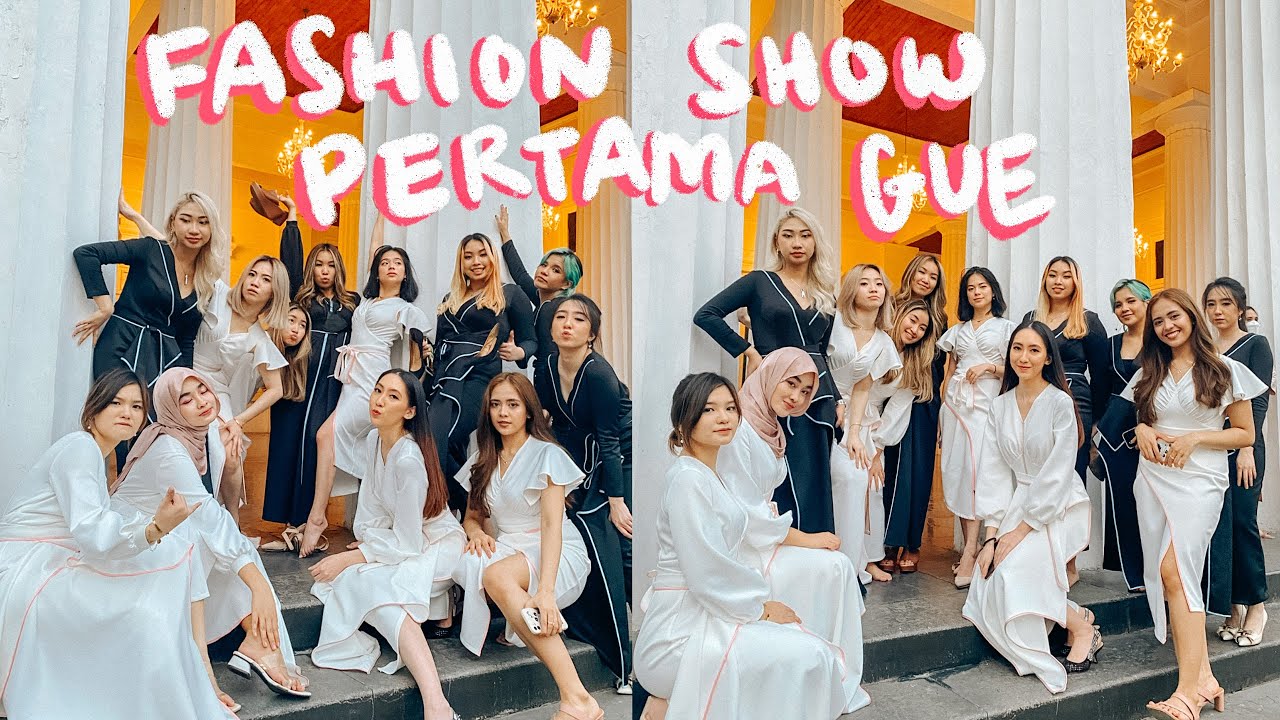 JALAN DI FASHION SHOW PERTAMA GUE. 