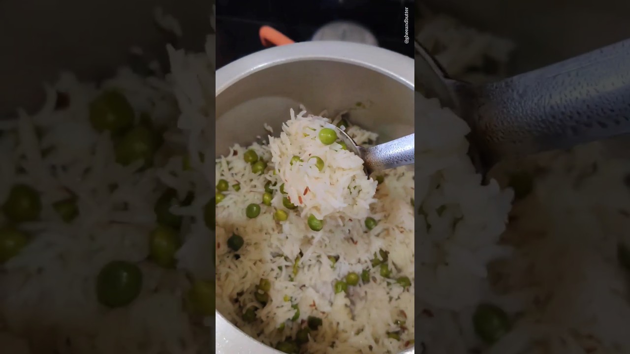 Matar Pulav Peas Rice Jeera Rice Easy Rice Recipes YouTube