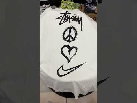 nike x stussy peace love