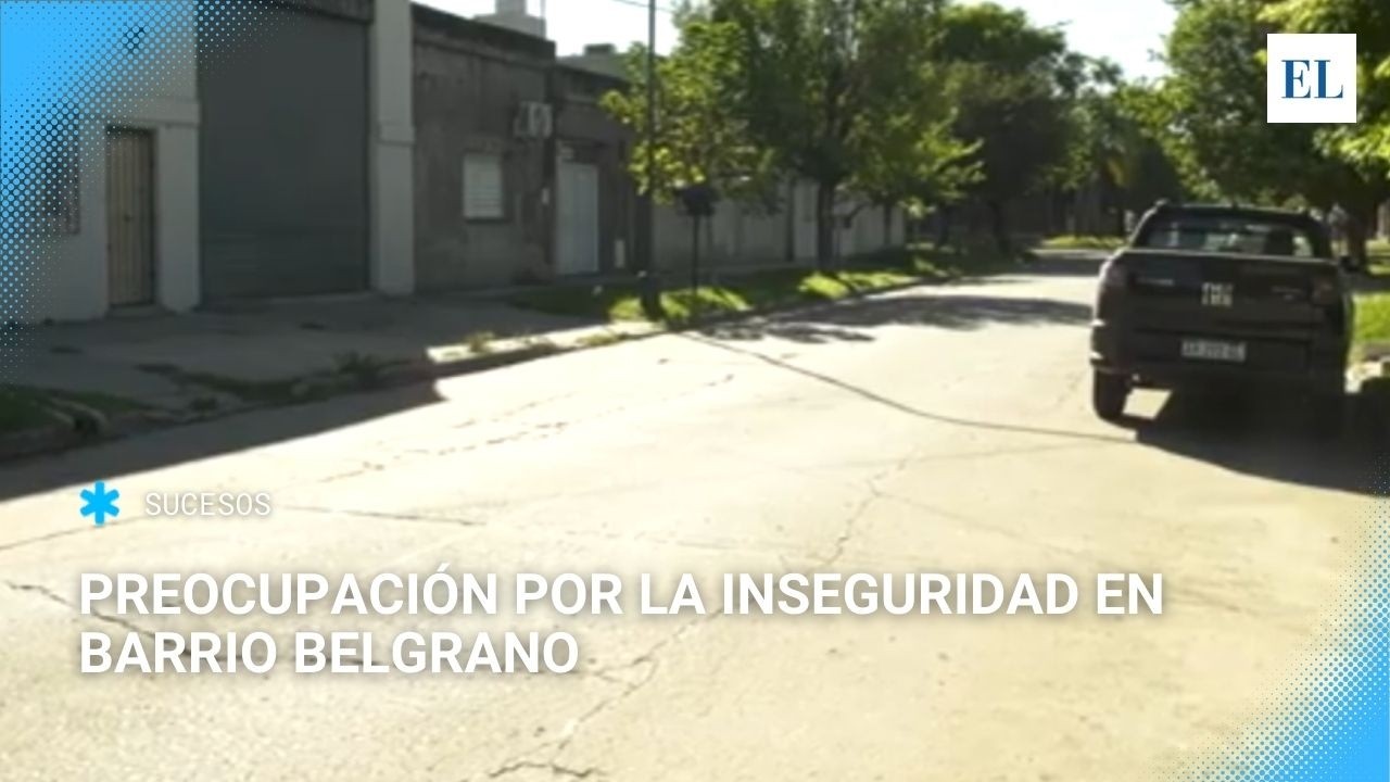 Vecinos de barrio Belgrano preocupados por los hechos de inseguridad ...