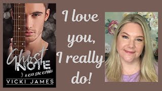 GHOST NOTE BY VICKI JAMES // SECOND CHANCE ROMANCE BOOK REVIEW