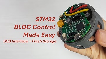 STM32 BLDC Control Made Easy: USB Interface + Flash Storage