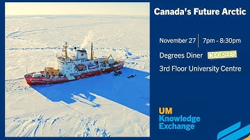 UM Knowledge Exchange – Canada’s Future Arctic (Nov 27, 2025)