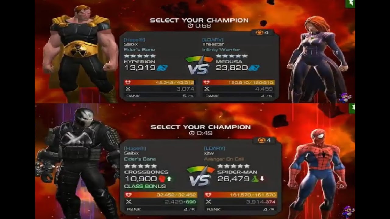 R4 Medusa Mini Boss Solo + R4 Spidy Final Boss One Shot Mcoc