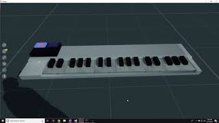 Piano in Sansar controlled from External Midi Controller