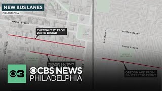 SEPTA red painted "bus only" lanes coming to Philadelphia