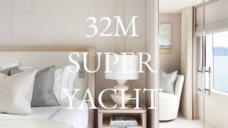 32M SUPERYACHT TOUR - LUXURY MARINE INTERIOR DESIGN