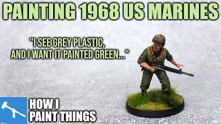 Painting Vietnam-era US Marines - The Rubicon Plastic Kit [How I Paint Things]
