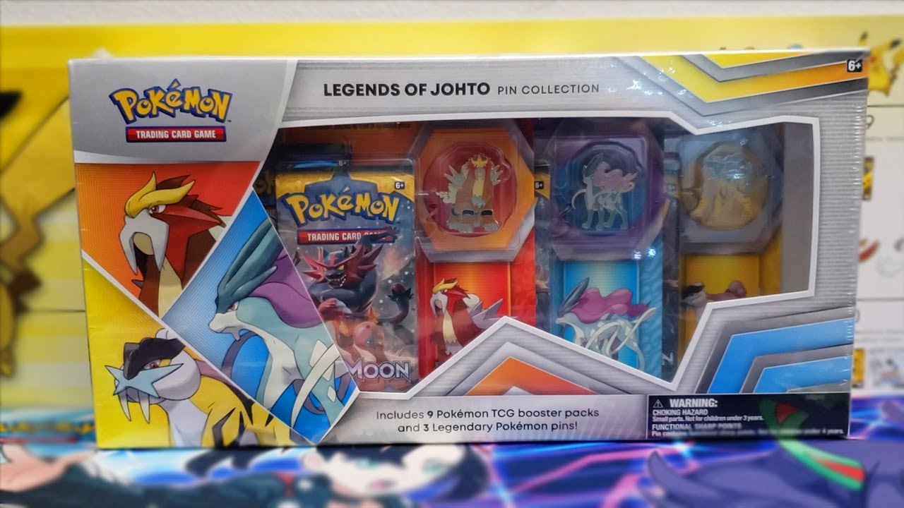 NEW* GameStop Exclusive Pokémon Cards - Legends of Johto Pin