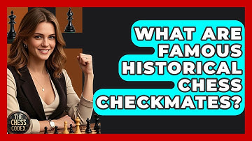 What Are Famous Historical Chess Checkmates? | The Chess Codex