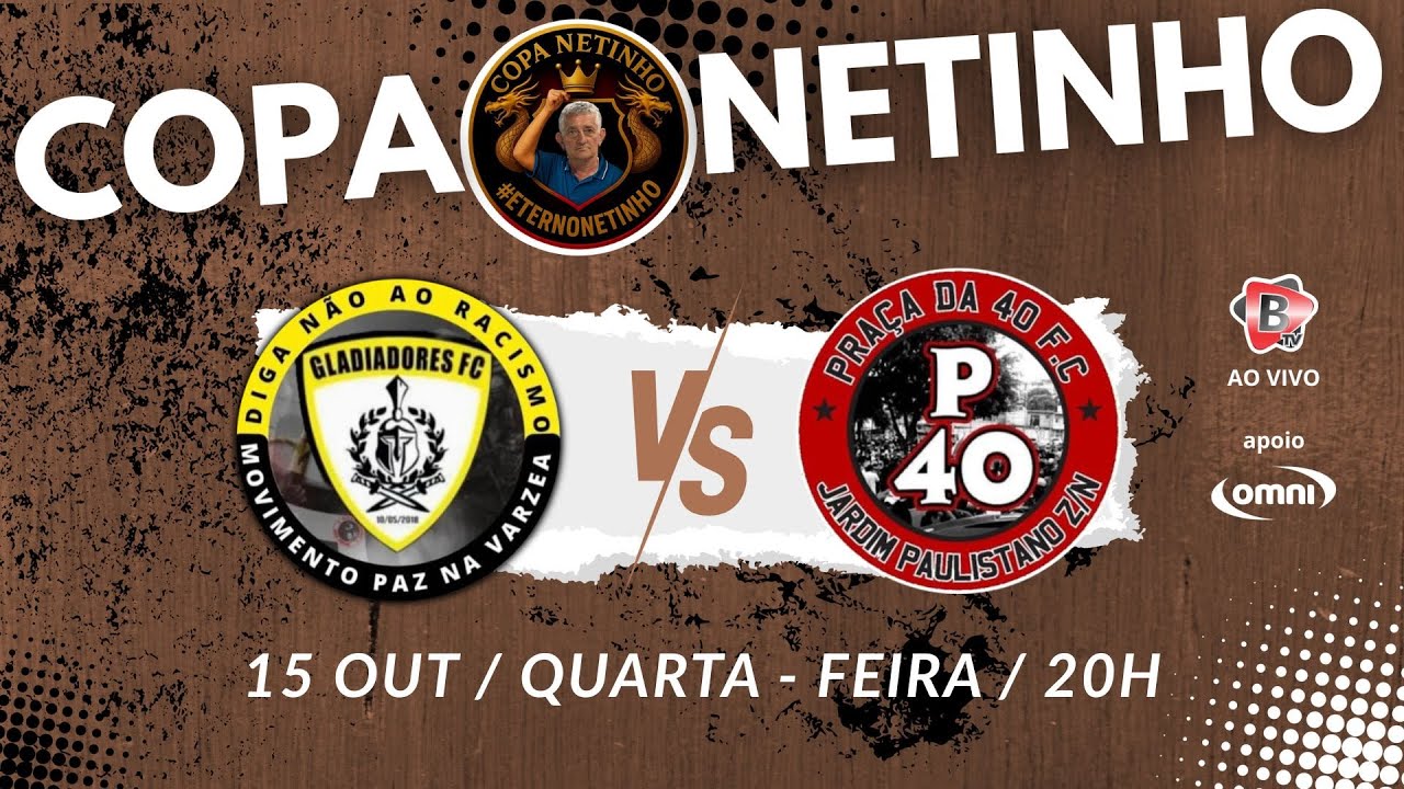COPA NETINHO 35+I QUARTAS DE FINAL  |  GLADIADORES FC  X  PRAÇA DA 40 FC