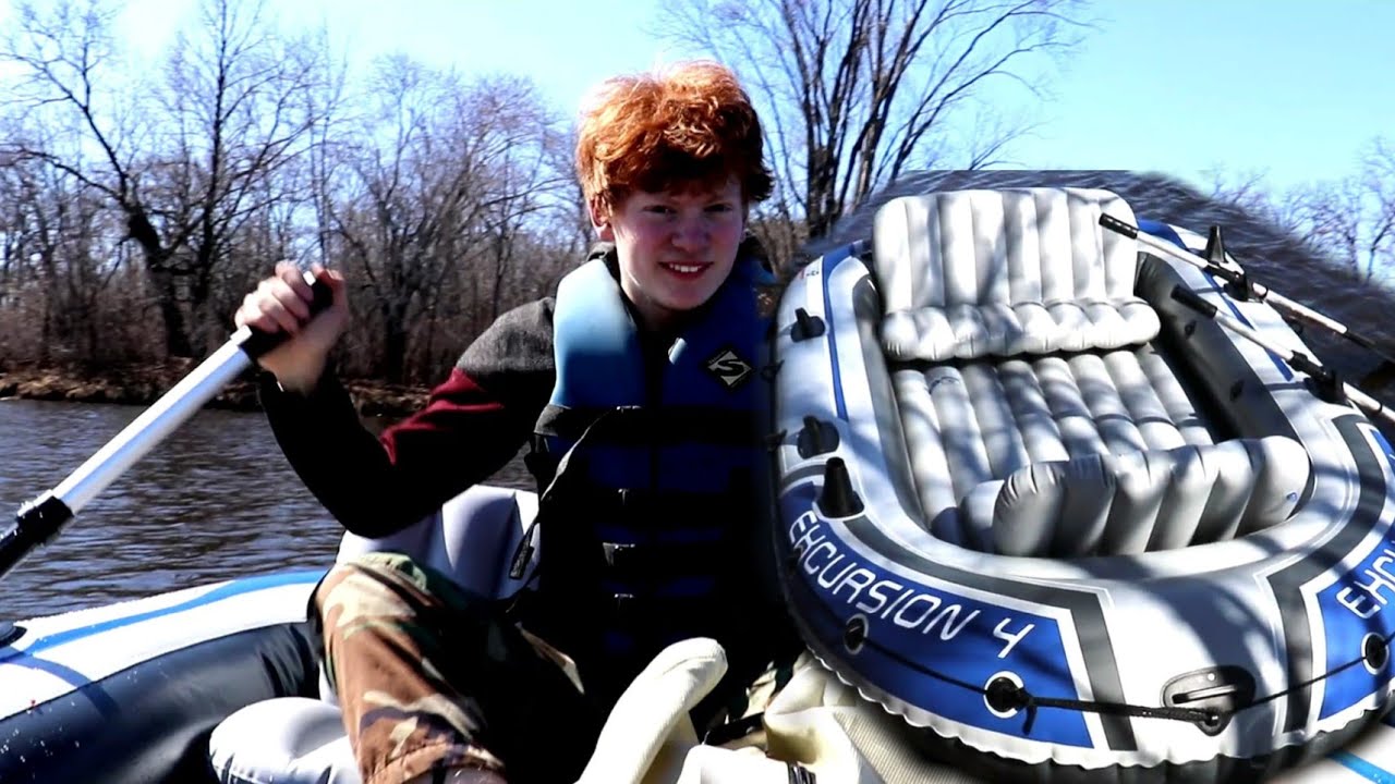 Intex Excursion 4 Boat Review! Is it to small? YouTube