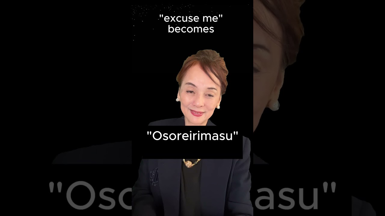 Elegant Japanese|Simple Tips with Respect-"Excuse Me"