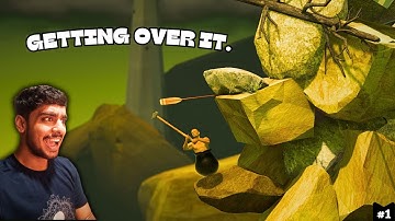 I Tried The Most Frustrating Game Ever Made|GETTING OVER IT GAMEPLAY NO.1