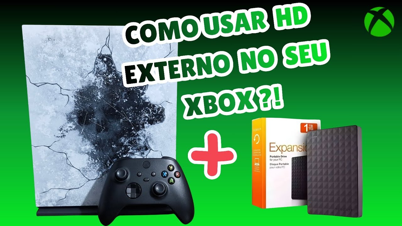 HD EXTERNO NO SEU XBOX! COMO CONFIGURAR? - YouTube
