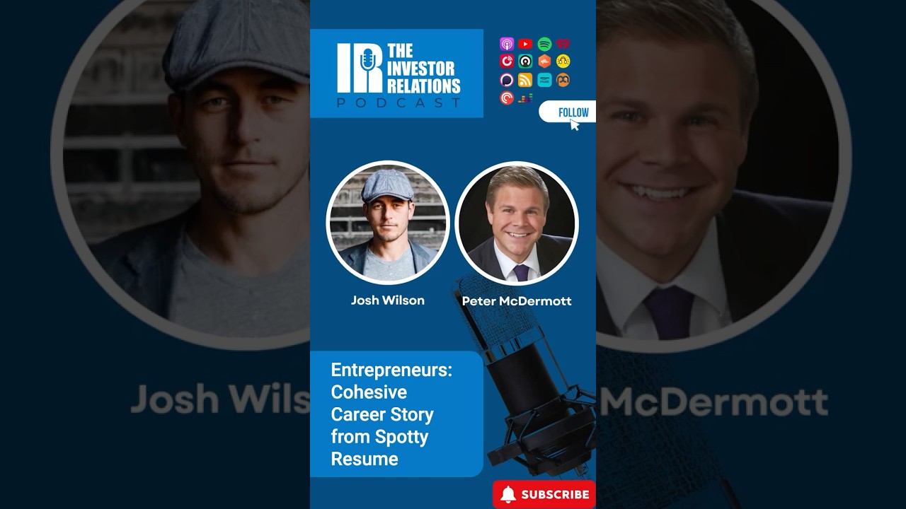 Entrepreneurs  Cohesive Career Story from Spotty Resume