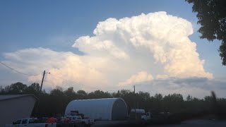 Hook echo very close to McLean County, and some beautiful lightning￼