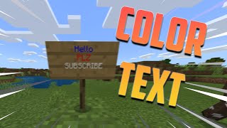 How To Make Colored Text in Minecraft Bedrock Edition (PE, Win10, Xbox One, PS4, Switch) *2020*