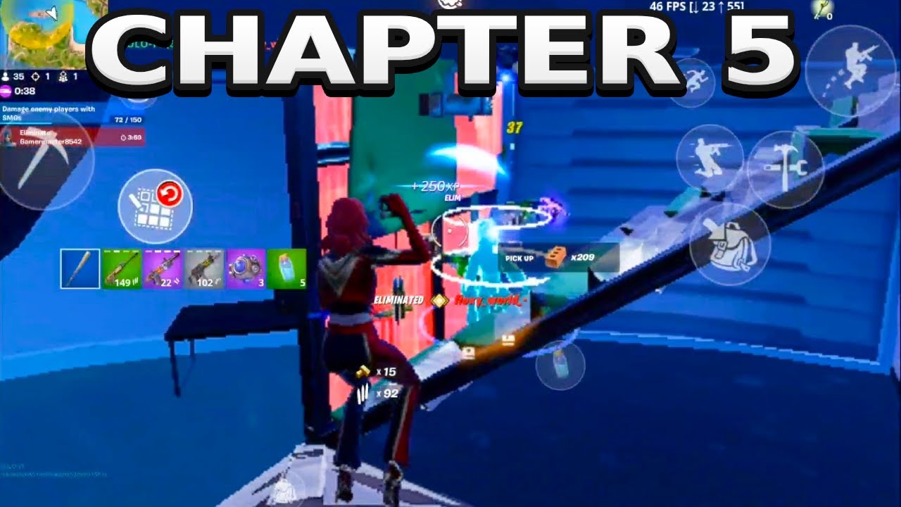 FORTNITE MOBILE CHAPTER 5 ON LOWEST GRAPHICS (Stable FPS!! NO LAG ...