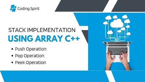 Stack Implementation using Array | Push, Pop, Peek Operations | C++ Projects