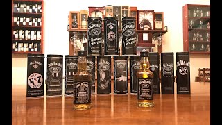 Jack Daniel's Miniature Bottles in Tins from the UK Old Number 7 Collection Tutorial Review