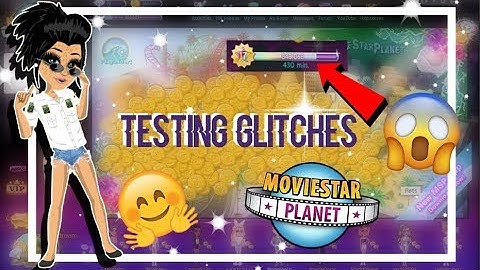 TESTING MSP GLITCHES!! *working 2018*