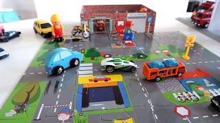 Kids car repair, car wash big toy test, ambulance, police, tow master Cars 3 Disney Pixar