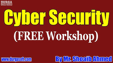 Cyber Security (FREE Workshop) tutorials || by Real Time Expert On 26-09-2021 @10AM IST