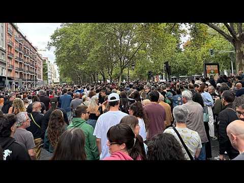Quase 500 mil pessoas protestam em Madrid pela crise da habitação