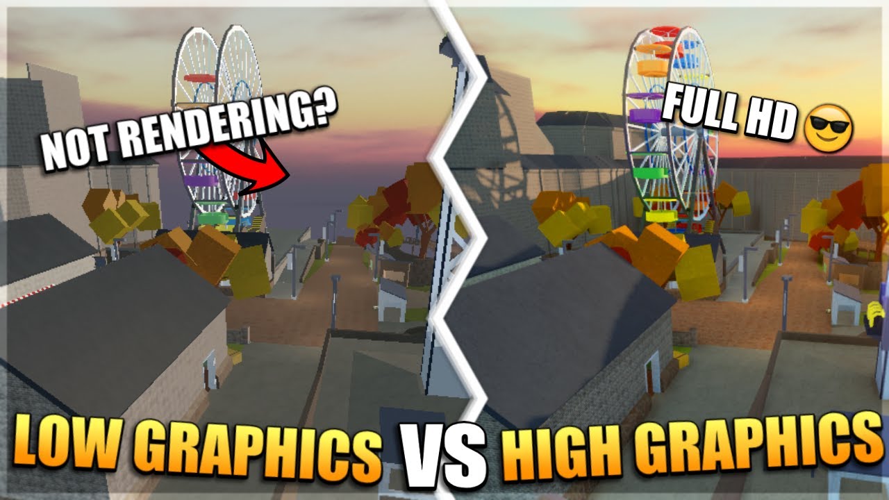 Low Graphics Vs High Graphics In Arsenal Roblox Youtube - roblox graphics mode which is best