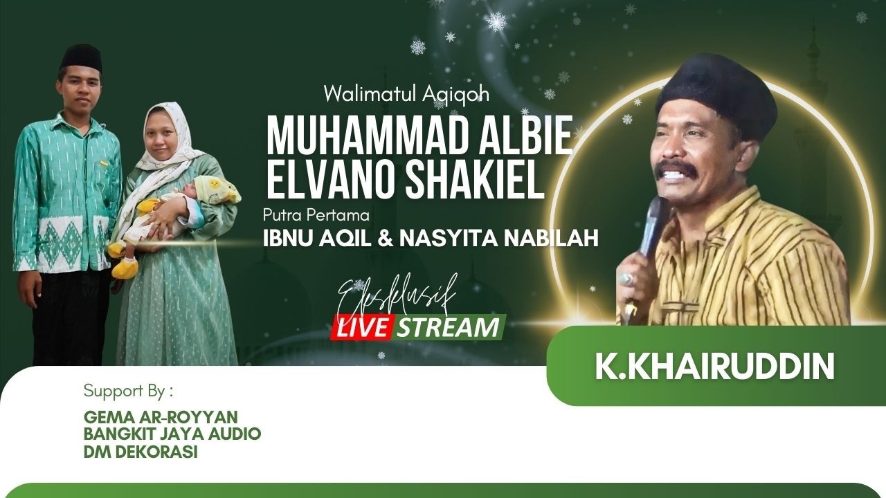 Live  Walimatul Aqiqoh 