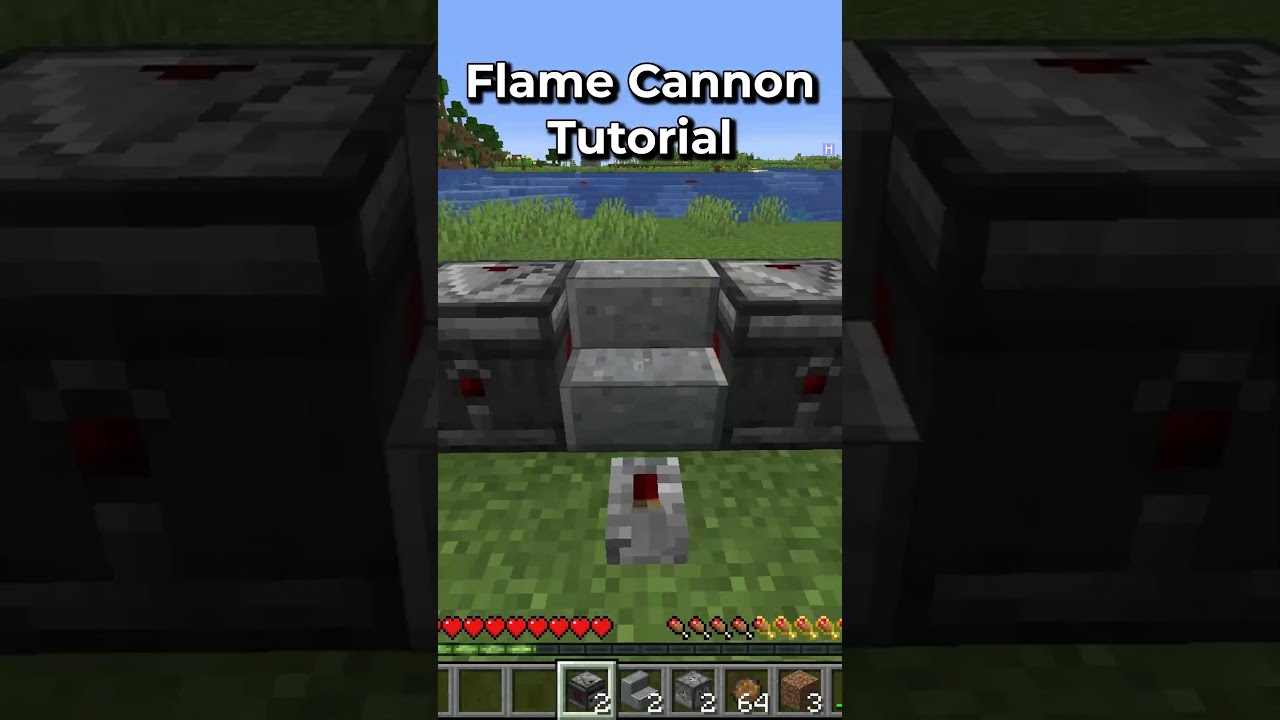 Very Easy Cannon Minecraftshorts Shorts Minecraft Minecraftutorial