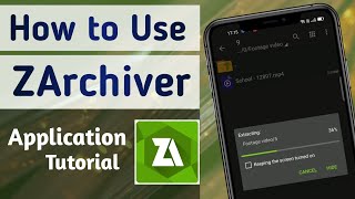 How to use ZArchiver App to Extract & Compress Zip File screenshot 5