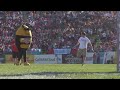Rookie the Eagle takes out a Spain Fan