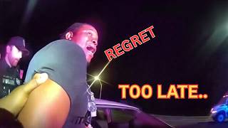 Arrogant Driver Thinks He's Above the Law… Challenges Cop & Regrets It
