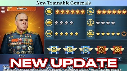 NEW WORLD CONQUEROR 4 UPDATE PREVIEW!: NEW GENERALS AND MORE!