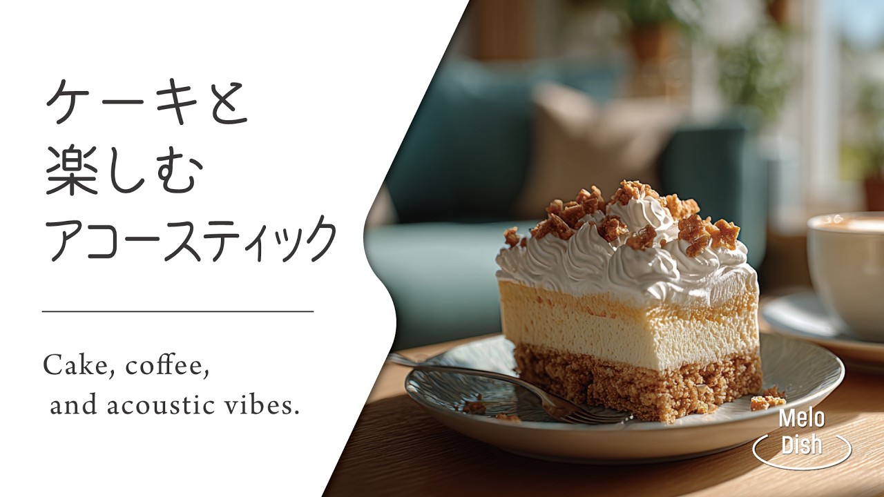 【甘い時間のBGM】ケーキと味わう心地よいアコースティック│Sweet Break — Soft Acoustic Music for Cake Time