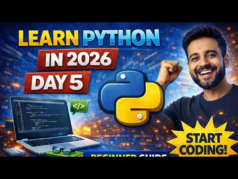 Python Tutorial day 5 - Complete Beginner Guide | #programming | #shorts