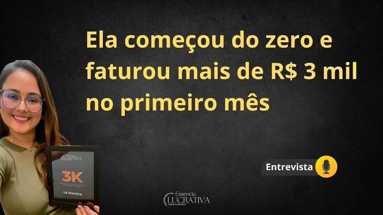 Live Aquecimento Imersão Essência Lucrativa - Aluna Laiza
