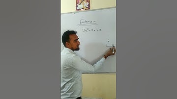 factorisation trick |# splitting the middle term trick|